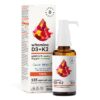 AURA HERBALS Witamina D3 + K2mk7 w oleju MCT (50 ml)