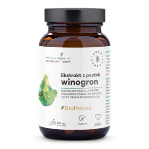 AURA HERBALS OPC 95% - ekstrakt z pestek Winogron (60 kaps.)