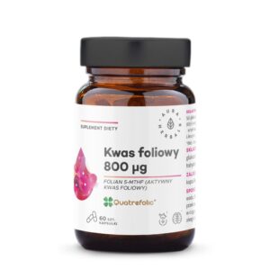 AURA HERBALS Kwas foliowy 800 µg (60 kaps.)