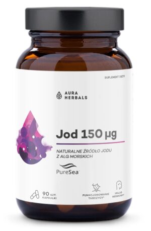 AURA HERBALS Jod 150 μg, PureSea (60 kaps.)