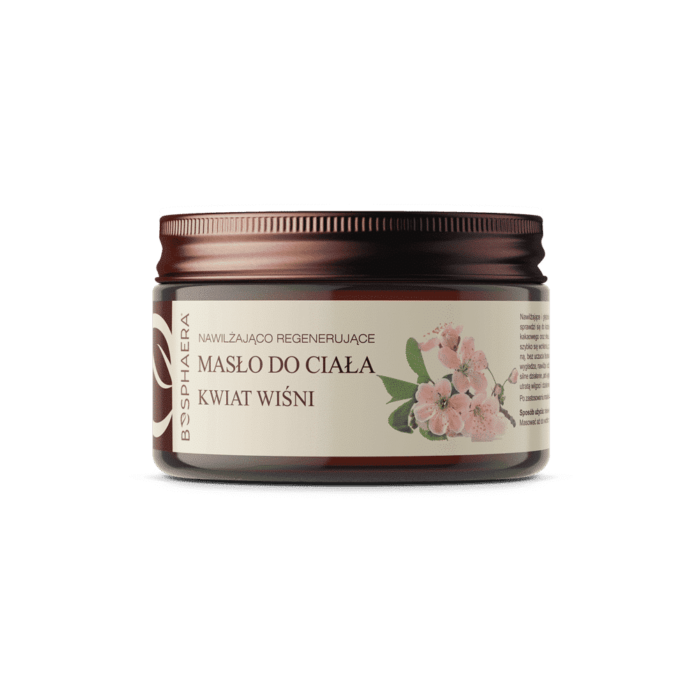 BOSPHAERA Nawilżająco regenerujące masło do ciała - Kwiat Wiśni (200 g)