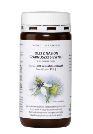 KRAUTERHAUS SANCT BERNHARD Olej z Czarnuszki siewnej 500 mg (180 kaps.)