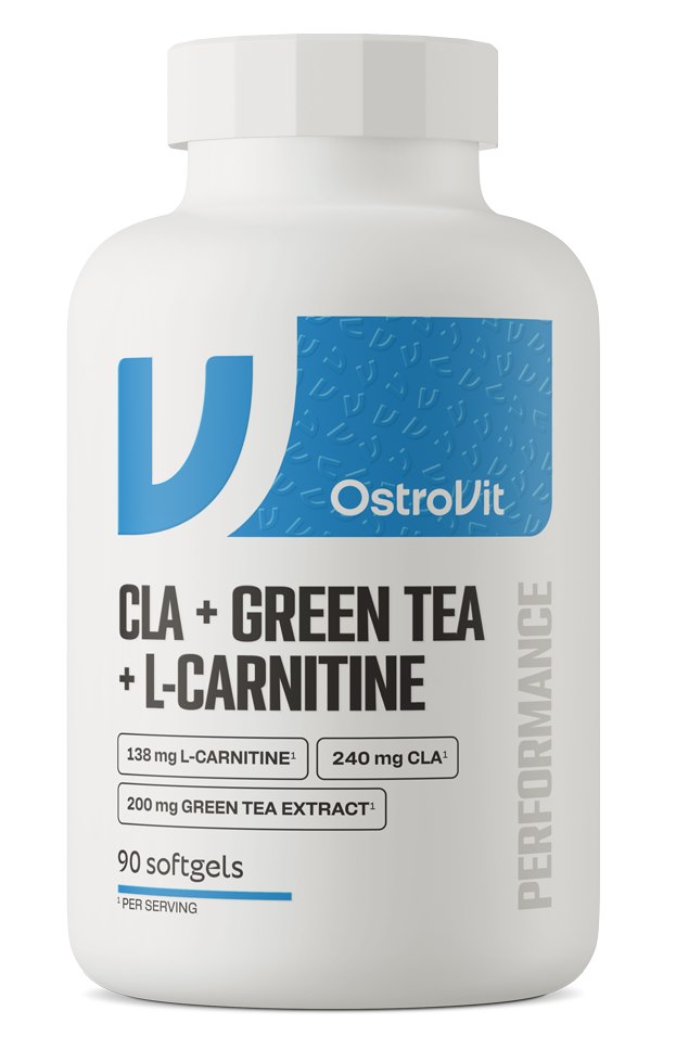 OSTROVIT CLA + Zielona Herbata + L-Karnityna (90 kaps.)