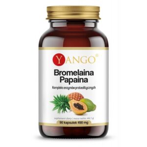 YANGO Bromelaina + Papaina (90 kaps.)
