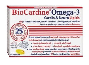 MARINEX BioCardine Omega-3 Cardio & Neuro Lipids (60 kaps.)