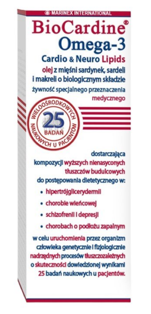 MARINEX BioCardine Omega-3 Cardio & Neuro Lipids (200 ml)