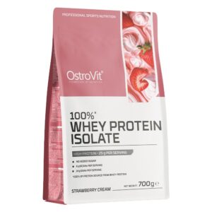 OSTROVIT 100% Whey Protein smak kremowej truskawki (700 g)
