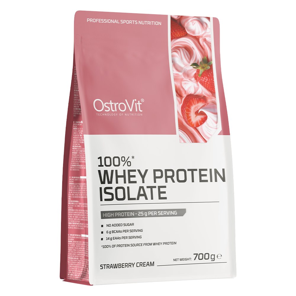 OSTROVIT 100% Whey Protein smak kremowej truskawki (700 g)