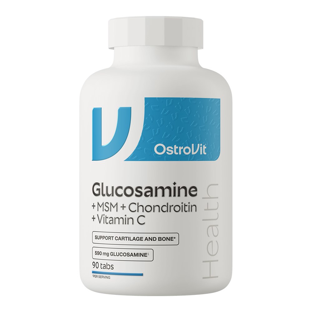 OSTROVIT Glukozamina + MSM + Chondroityna + Witamina C (90 tabl.)