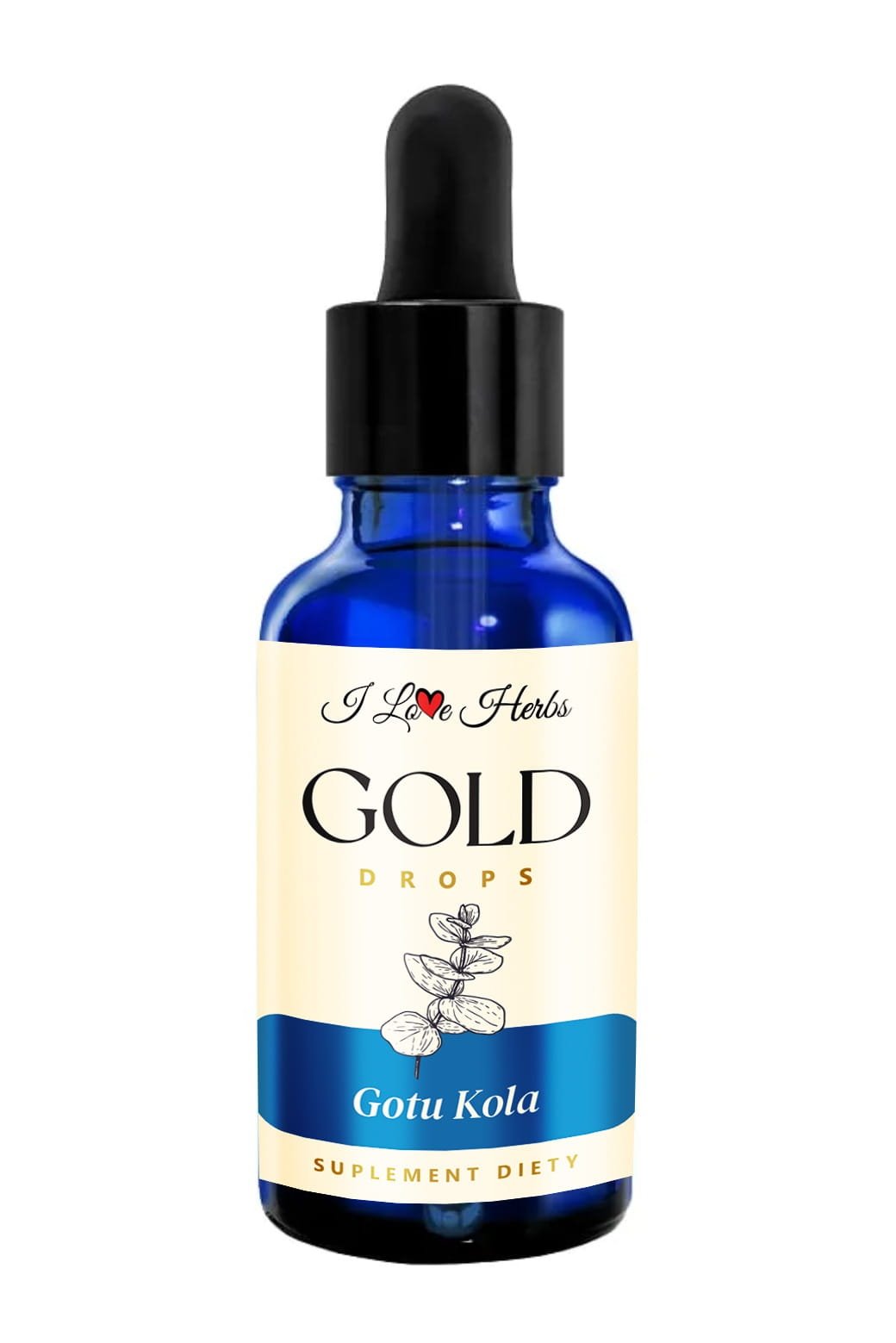 I LOVE HERRBS - Gotu Kola Krople Ziołowe 1:1 (50 ml)