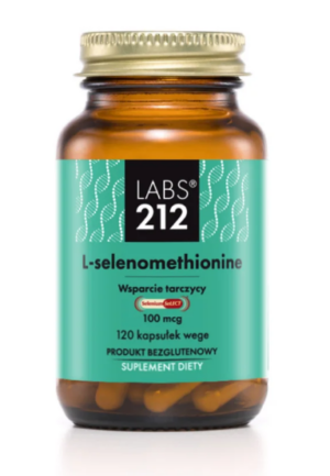 LABS212 L-Selenomethionine Selenium SeLECT - L-selenometionina (120 kaps.)