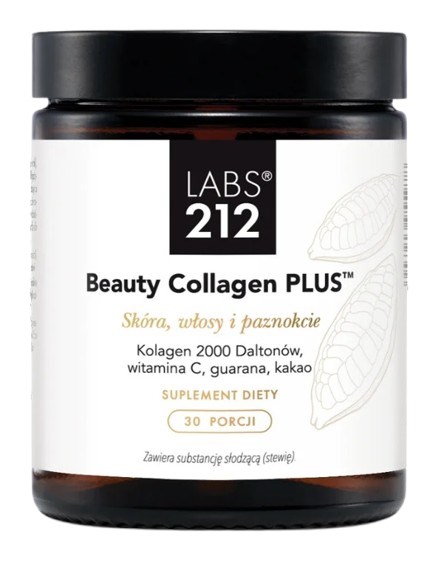 LABS212 Beauty Collagen PLUS - skin, hair & nails - Kolagen w proszku (30 porcji)
