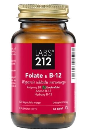 LABS212 Folate & B-12 (120 kaps.)