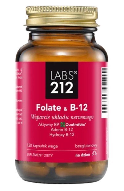 LABS212 Folate & B-12 (120 kaps.)