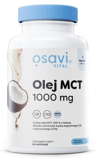 OSAVI Olej MCT 1000 mg (60 kaps.)