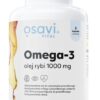 OSAVI Omega-3 Olej Rybi Molecularly Distilled 1000 mg smak cytrynowy (120 kaps.)