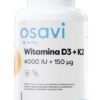 OSAVI Witamina D3 + K2, 4000 IU + 150 mcg (120 kaps.)