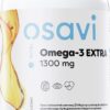 OSAVI Omega-3 Extra, 650 mg - smak cytrynowy (180 kaps.)