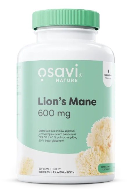 OSAVI Lion’s Mane 600 mg (120 kaps.)
