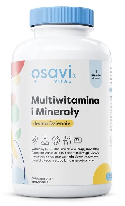 OSAVI Multiwitamina i Minerały Jedna Dziennie (180 kaps.)
