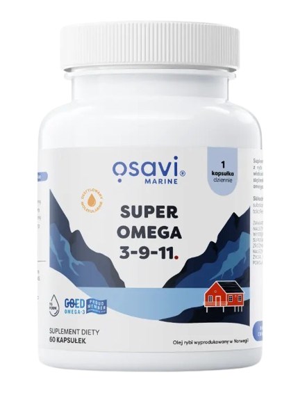 OSAVI Super Omega 3-9-11 (Marine) (60 kaps.)