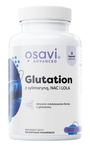 OSAVI Glutation z Sylimaryną, NAC i LOLA (120 kaps.)