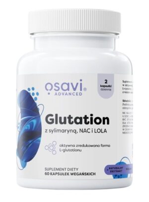 OSAVI Glutation z Sylimaryną, NAC i LOLA (60 kaps.)