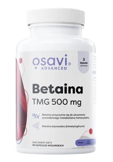OSAVI Betaina, TMG 500 mg (90 kaps.)