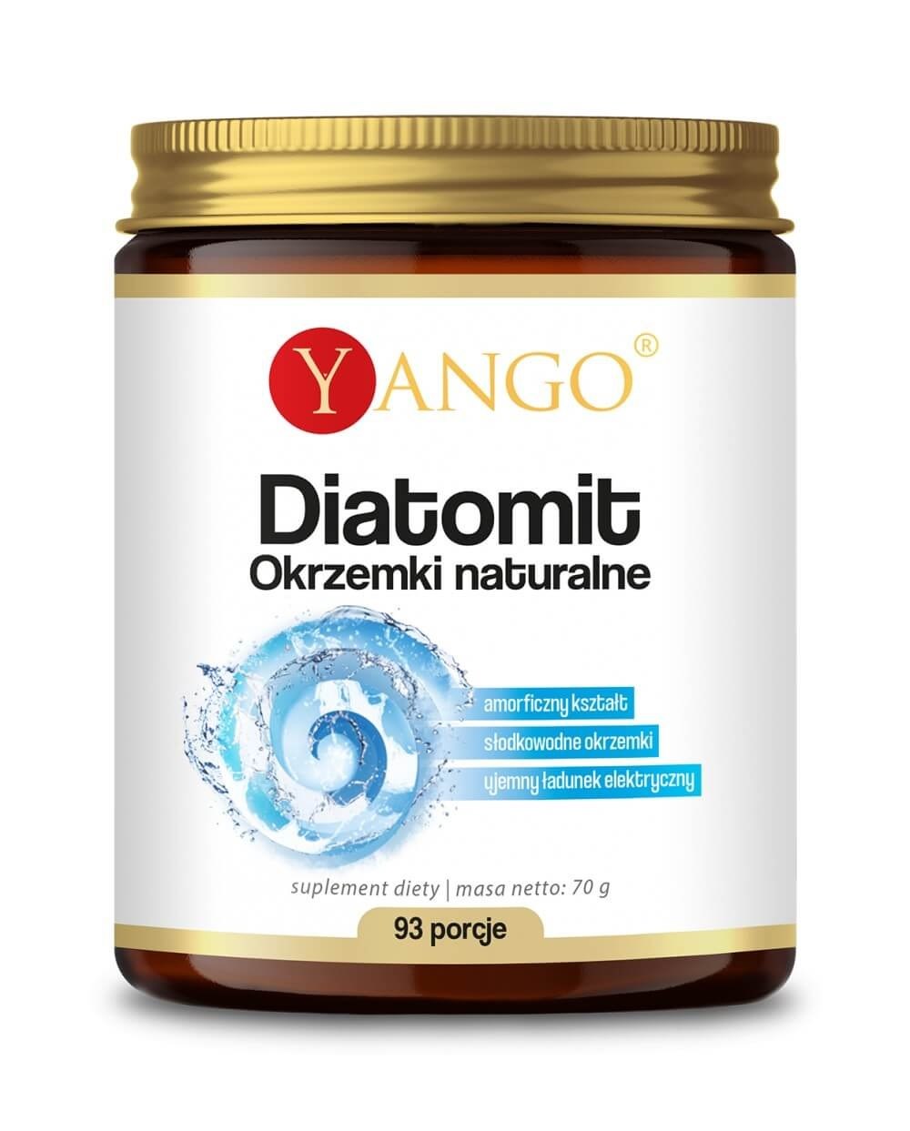 YANGO Diatomit - Okrzemki naturalne (70 g)