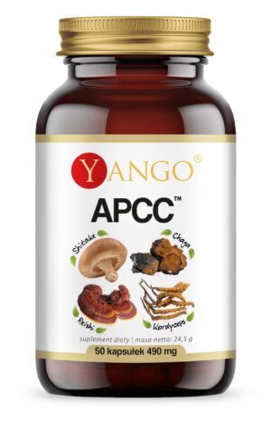 YANGO APCC - reishi, kordyceps, shitake, chaga (50 kaps.)
