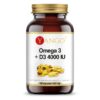YANGO Omega 3 + D3 4000 IU (60 kaps.)