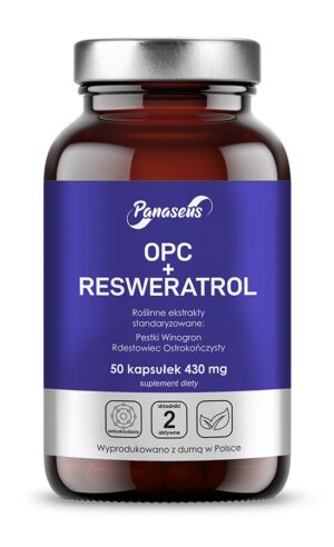 PANASEUS OPC + Resweratrol (50 kaps.)