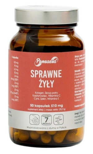 PANASEUS Sprawne Żyły (50 kaps.)