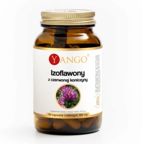 YANGO Izoflawony z czerwonej koniczyny (90 kaps.)