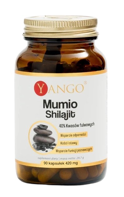 YANGO Mumio - 40% kwasów fulwowych (90 kaps.)