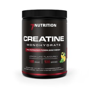 7NUTRITION Creatine Monohydrate Lemon Lime - Monohydrat Kreatyny - smak cytryna-limonka (500 g)