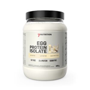 7NUTRITION Egg Protein Vanilla - Izolat białka jaj - smak waniliowy (500 g)