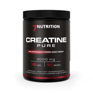 7NUTRITION Creatine Pure - Mikronizowany monohydrat kreatyny (300 kaps.)