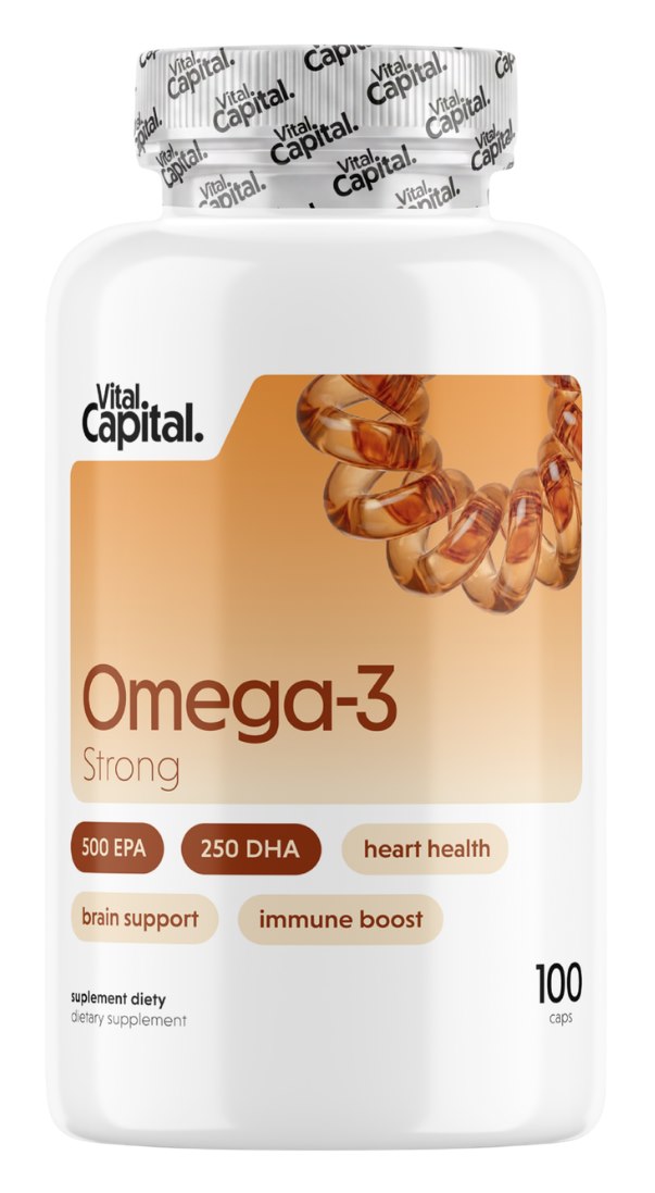 VITALCAPITAL Omega-3 Strong (100 kaps.)