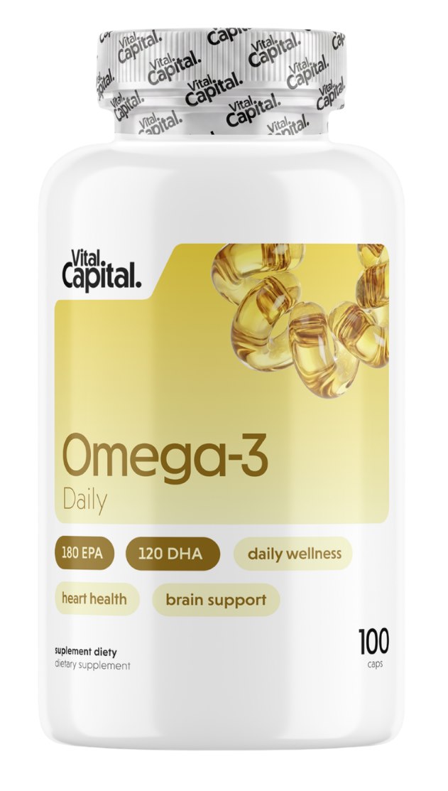 VITALCAPITAL Omega-3 Daily (100 kaps.)
