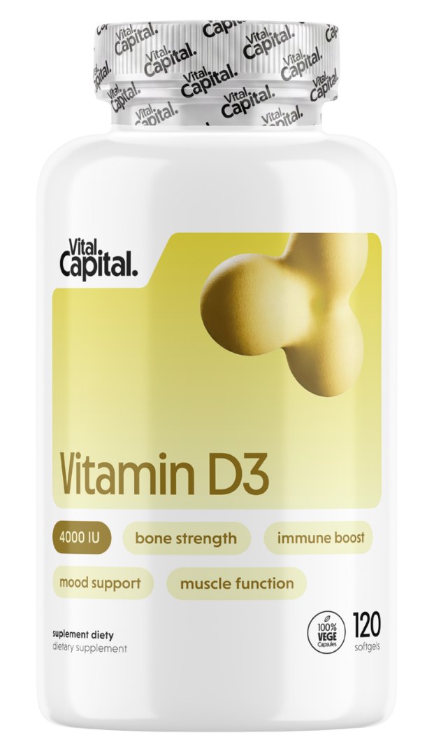 VITALCAPITAL Vitamin D3 4000IU (120 kaps.)