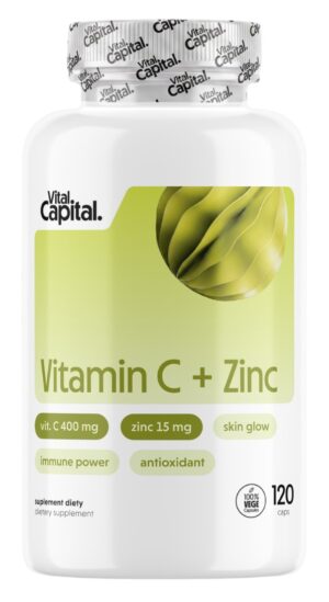 VITALCAPITAL Vitamin C + Zinc (120 kaps.)
