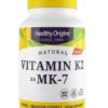 HEALTHY ORIGINS Vitamin K2 Mk7 - Witamina K 100 mcg (180 kaps.)