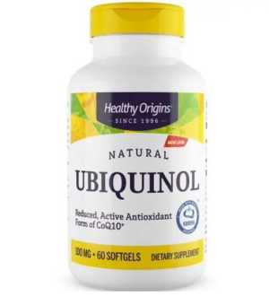 HEALTHY ORIGINS Natural Ubiquinol - Ubichinol 100 mg (60 kaps.)