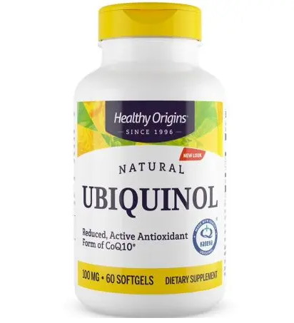HEALTHY ORIGINS Natural Ubiquinol - Ubichinol 100 mg (60 kaps.)