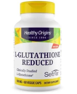 HEALTHY ORIGINS L-glutathione reduced - L-glutation zredukowany (60 kaps.)