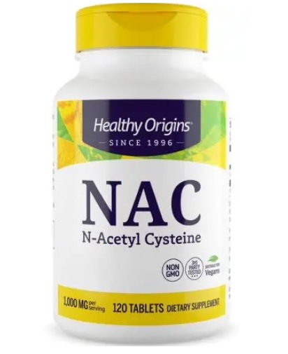 HEALTHY ORIGINS NAC - N-Acetyl Cysteine 500 mg (120 tabl.)