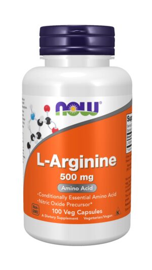 NOW FOODS L-Arginine 500 mg (100 kaps.)