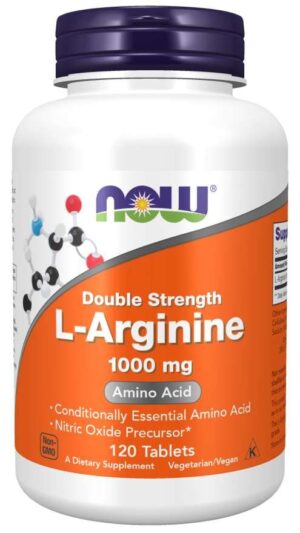 NOW FOODS L-Arginine Double Strength 1000 mg (120 tabl.)