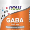 NOW FOODS GABA 500 mg z witaminą B6 (200 kaps.)